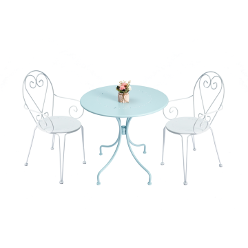 70cm Round Table and Armchairs Set of 3
